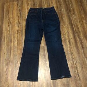 Madewell Curvy Cali Demi Boot Jeans Women's 27 Stretchy High Rise in Larkspur